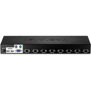 TRENDnet TK-803R 8-Port Rackmount KVM Switch, 2048 x 1536 VGA resolution, Plug & Play